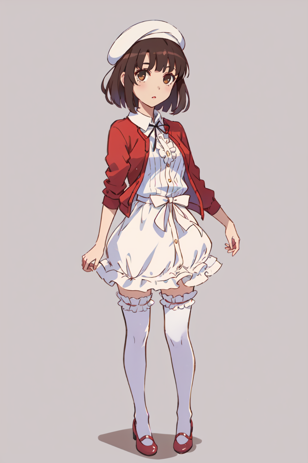03083-2418629422-1GIRL,(FULL BODY_1.2),BROWN HAIR,BANGS,SHORT HAIR,BROWN EYES,BERET,RED CARDIGAN,OPEN RED CARDIGAN,OPEN CLOTHES,WHITE DRESS,FRILL.png